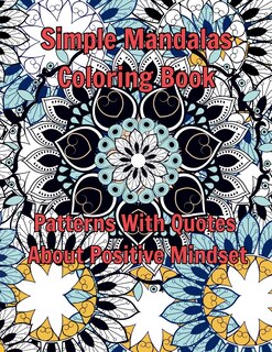 Front cover_Simple Mandalas Coloring Book