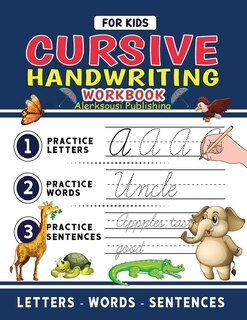 Front cover_Cursive Handwriting Workbook For Kids