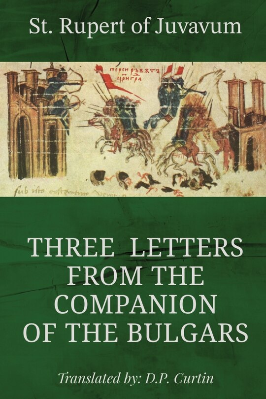 Front cover_Three Letters from the Companion of the Bulgars
