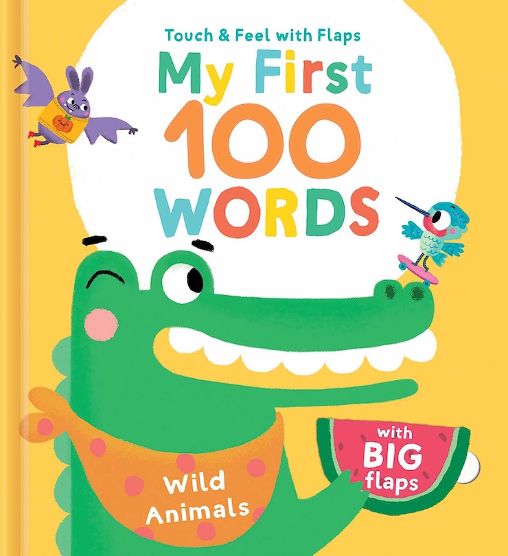 Front cover_My First 100 Words Touch & Feel with Flaps - Wild Animals