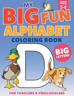 Front cover_My Big Fun Alphabet Coloring Book Big Letters