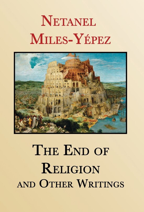 Front cover_The End of Religion and Other Writings