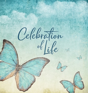 Front cover_Celebration of Life - Family & Friends Keepsake Guest Book to Sign In with Memories & Comments