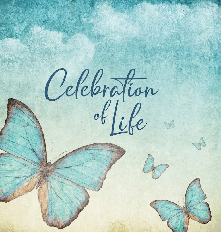 Front cover_Celebration of Life - Family & Friends Keepsake Guest Book to Sign In with Memories & Comments