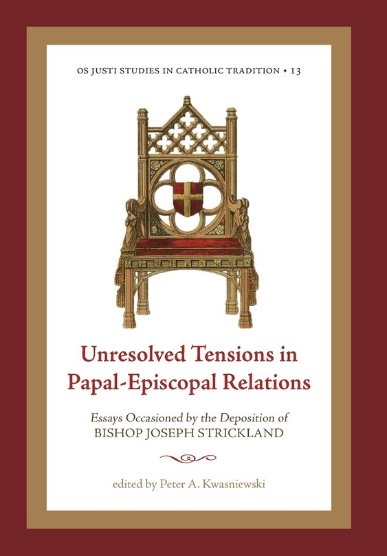 Front cover_Unresolved Tensions in Papal-Episcopal Relations