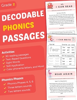 Front cover_Decodable Phonics Passages Grade 2