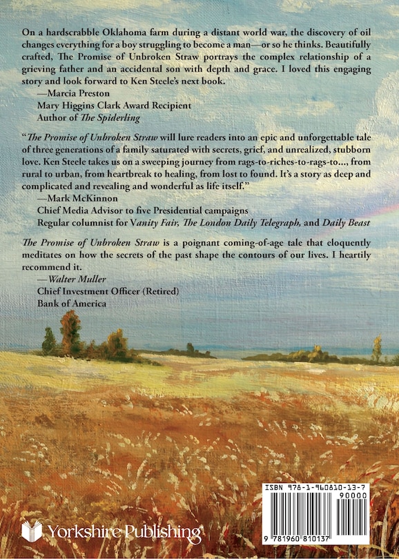 Front cover_The Promise of Unbroken Straw