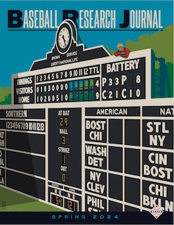 Front cover_Baseball Research Journal (BRJ), Volume 53 #1