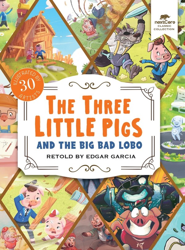 Front cover_The Three Little Pigs and the Big Bad Lobo