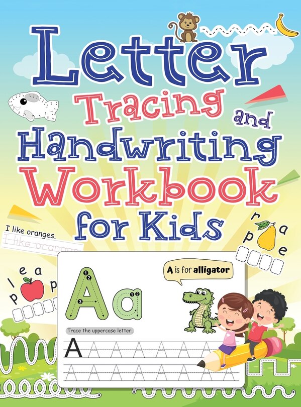 Front cover_Letter Tracing and Handwriting Workbook for Kids