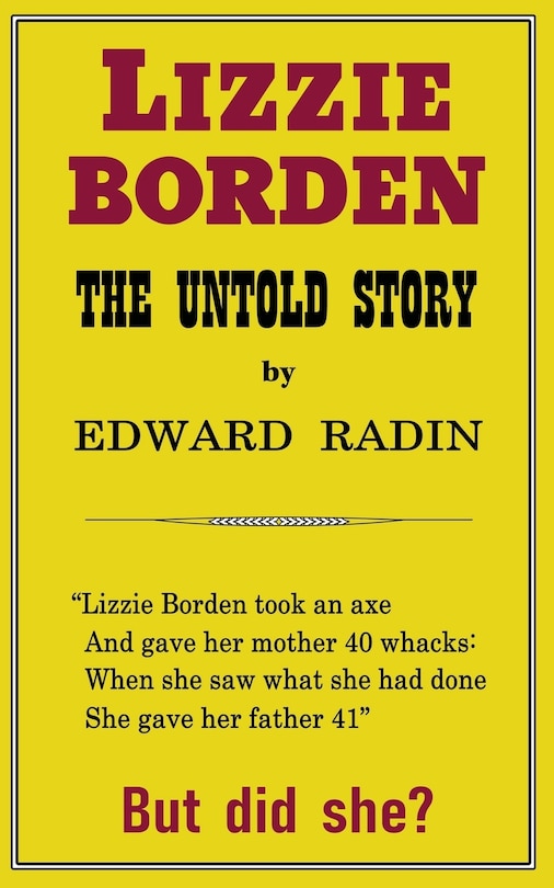 Front cover_LIzzie Borden