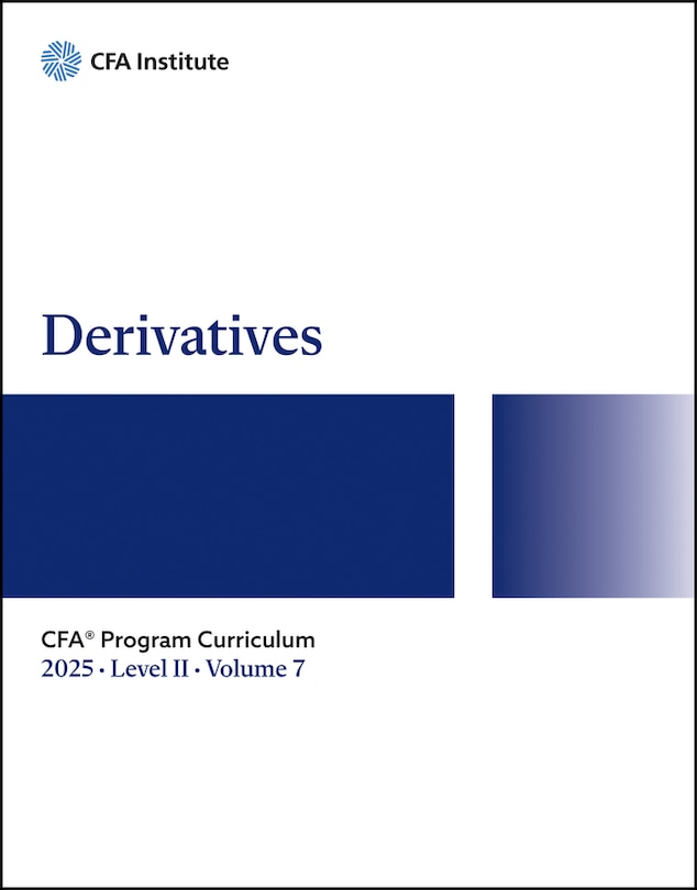 Couverture_2025 CFA Program Curriculum Level II, Volume 7: Derivatives