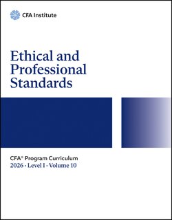 Front cover_2026 CFA Program Curriculum Level I, Volume 10: Ethical and Professional Standards
