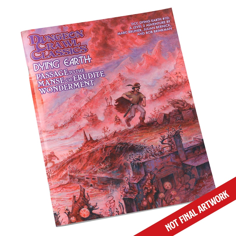 Front cover_DCC Dying Earth #10: Passage to the Manse of Erudite Wonderment