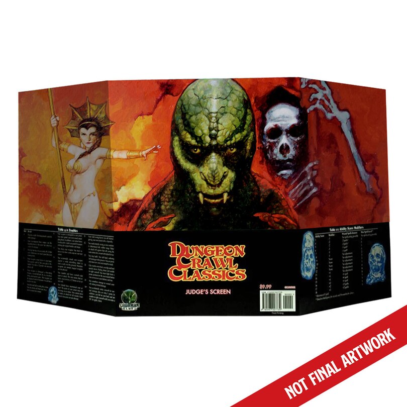 Front cover_Dungeon Denizens DCC RPG Judge’s Screen