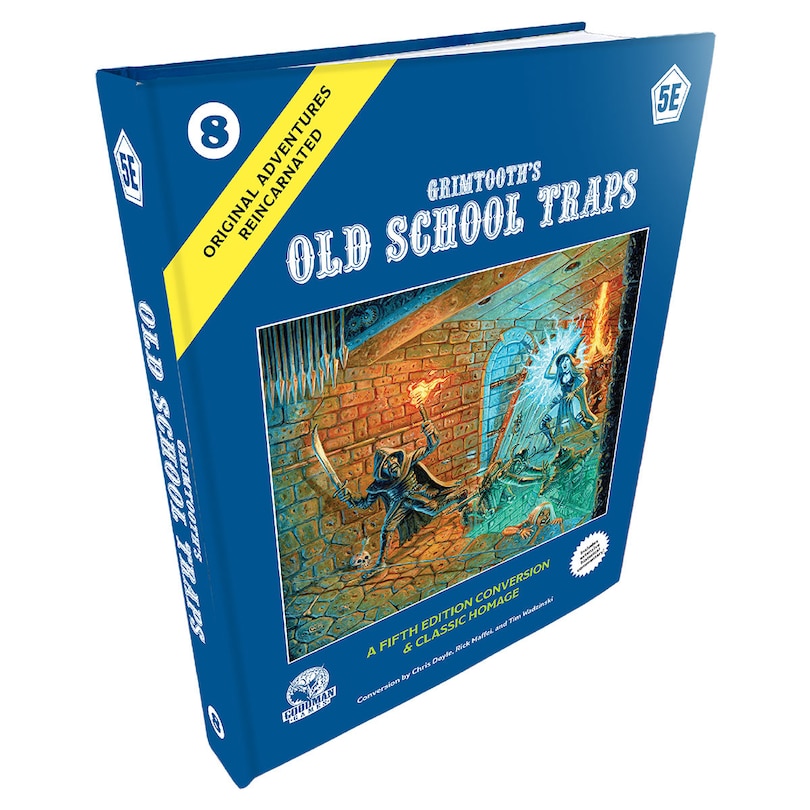 Front cover_D&D 5E: Original Adventures Reincarnated #8: Grimtooth’s Old School Traps