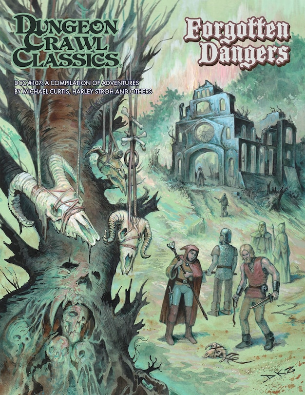 Front cover_Dungeon Crawl Classics #107 Forgotten Dangers