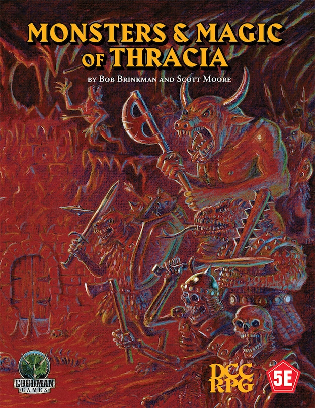 Front cover_Monsters & Magic of Thracia (5E+DCC)