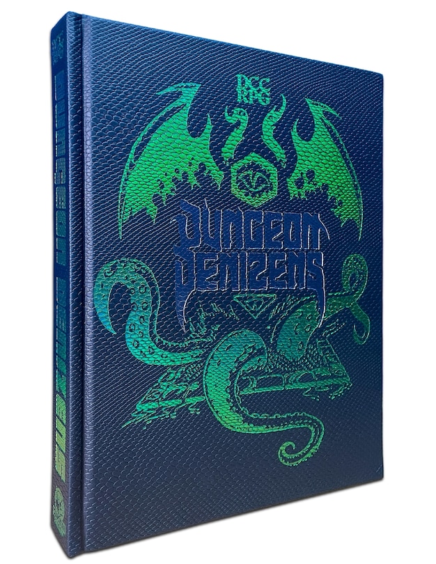 Front cover_DCC RPG Dungeon Denizens, LE Reptile Skin Foil Cover
