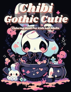 Front cover_Chibi Gothic Cutie Coloring Book