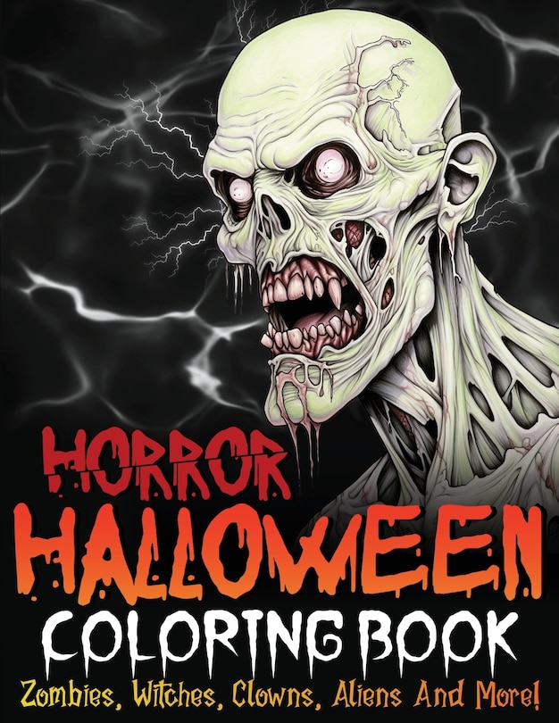 Front cover_Horror Halloween Coloring Book