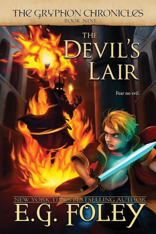 Front cover_The Devil's Lair (The Gryphon Chronicles, Book 9)