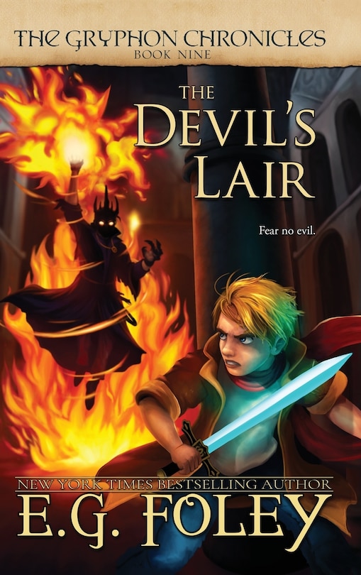Front cover_The Devil's Lair (The Gryphon Chronicles, Book 9)