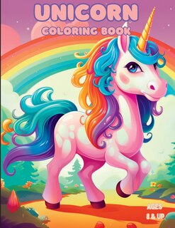 Front cover_Unicorn Coloring Book