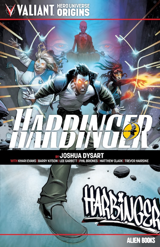 Front cover_Valiant Hero Universe Origins: Harbinger