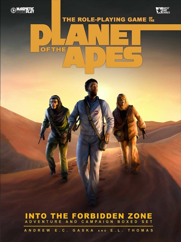 Couverture_The Planet of the Apes RPG Forbidden Zone Adventure Box Role-Playing Game