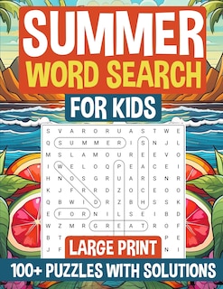Couverture_Summer Word Search for Kids Large Print