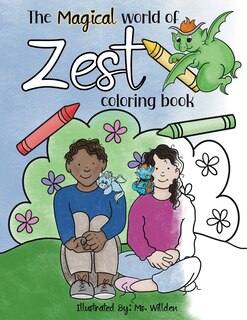 Front cover_The Magical World of Zest Coloring Book