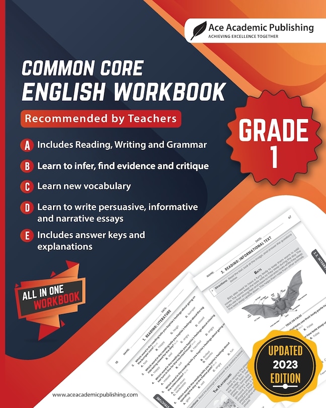 Front cover_Common Core English Workbook