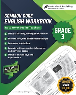 Common Core English Workbook: Grade 3