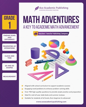 Math Adventures - Grade 1: A Key to Academic Math Advancement