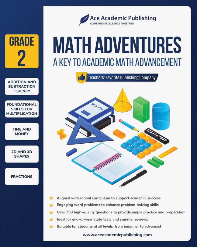 Couverture_Math Adventures - Grade 2