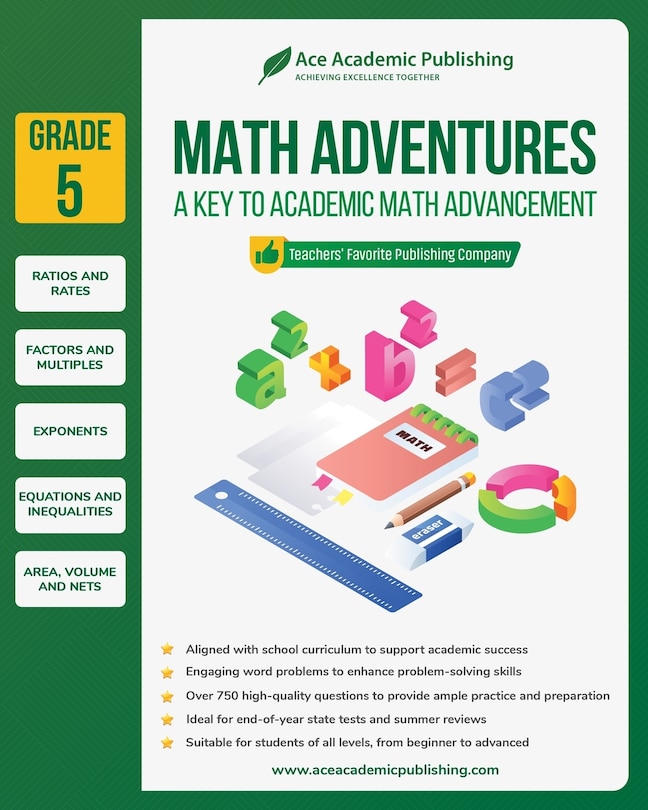 Couverture_Math Adventures - Grade 5
