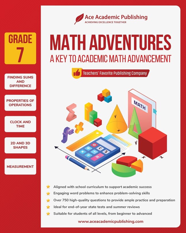 Front cover_Math Adventures - Grade 7
