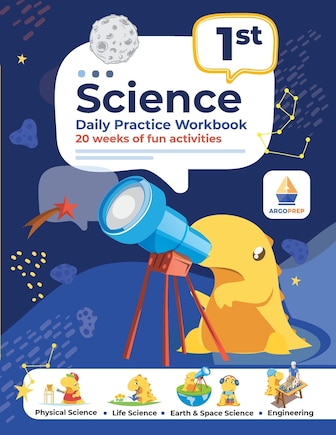 1st Grade Science: Daily Practice Workbook 20 Weeks of Fun Activities (Physical, Life, Earth and Space Science, Engineering Video Explanations Included: Daily Practice Workbook 20 Weeks of Fun Activities History Civic and Government Geography Economics + Video Explanations