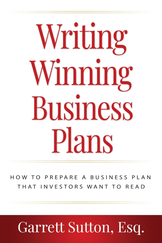 Front cover_Writing Winning Business Plans