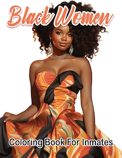 Front cover_Black Woman coloring book for inmates