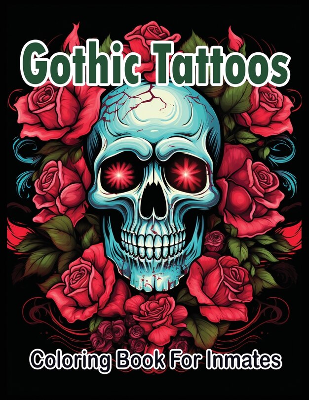 Front cover_Gothic Tattoos coloring book for Inmates