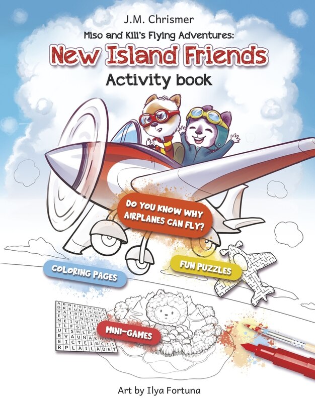 Front cover_New Island Friends: Activity Coloring Book