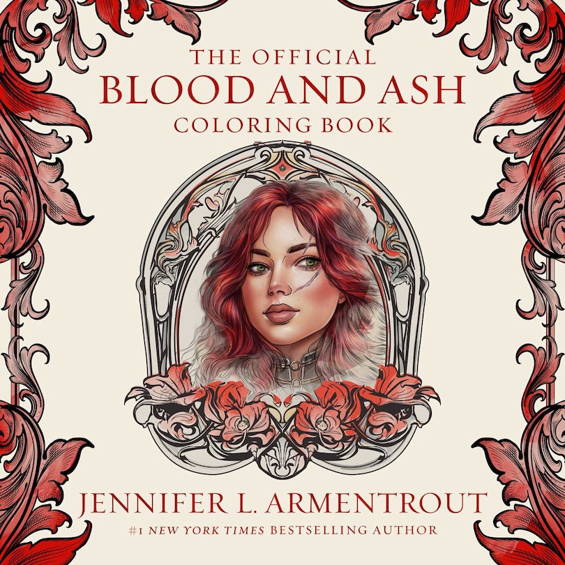 Front cover_The Official Blood and Ash Coloring Book