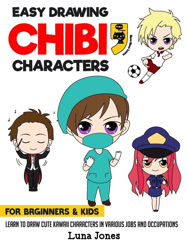 Front cover_Easy Drawing Chibi Characters for Beginners & Kids