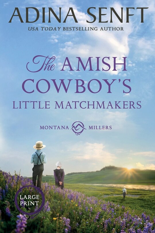 Couverture_The Amish Cowboy's Little Matchmakers (Large Print)