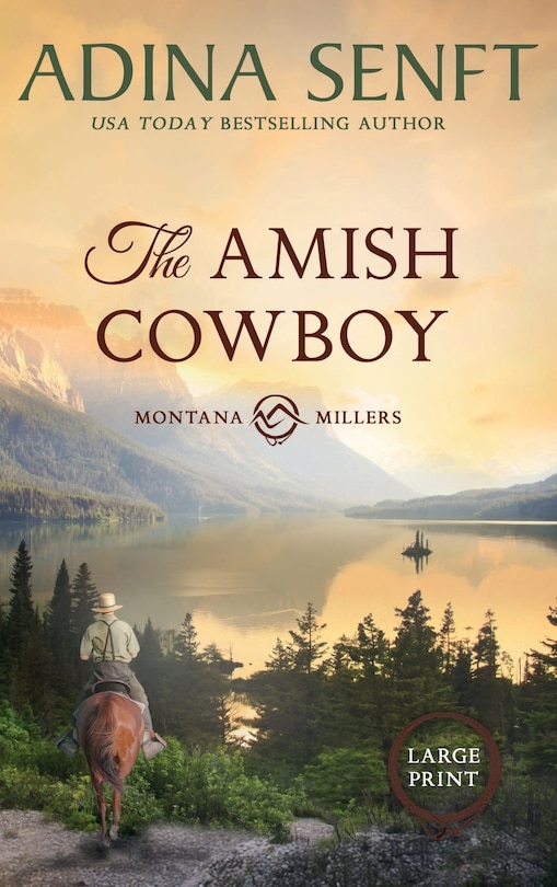 Couverture_The Amish Cowboy (Large Print Hardcover)