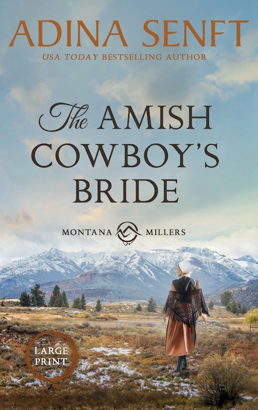 Front cover_The Amish Cowboy's Bride (Large Print Hardcover)