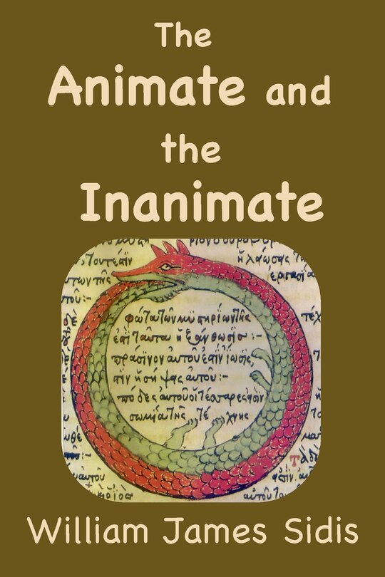 Front cover_The Animate and the Inanimate