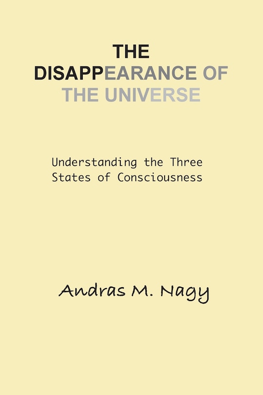 Couverture_The Disappearance of the Universe